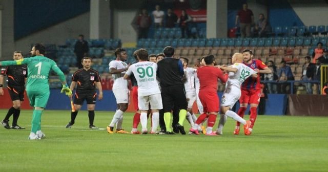 PTT 1. Lig’de olaylı maç