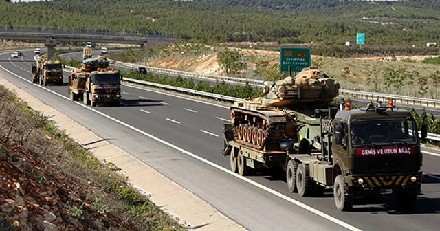 Sınıra tank sevkıyatı başladı