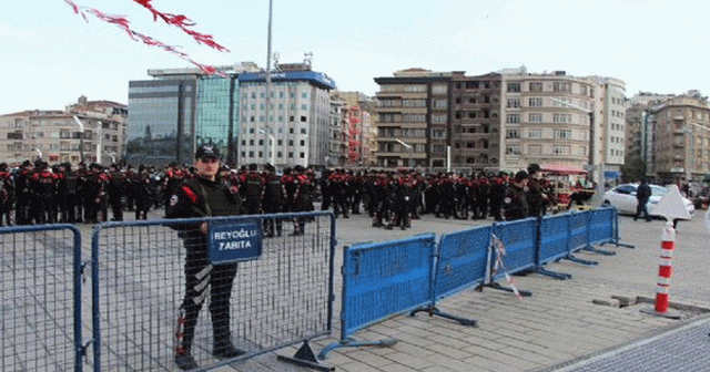 Taksim Meydanı&#039;nda &#039;özel harekat polisli&#039; geniş güvenlik önlemi