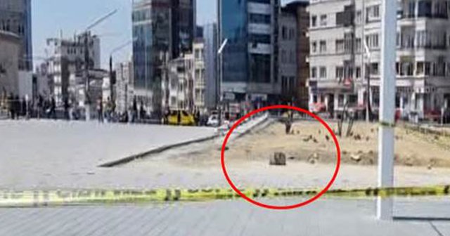 Taksim Meydanı&#039;nda şüpheli çanta