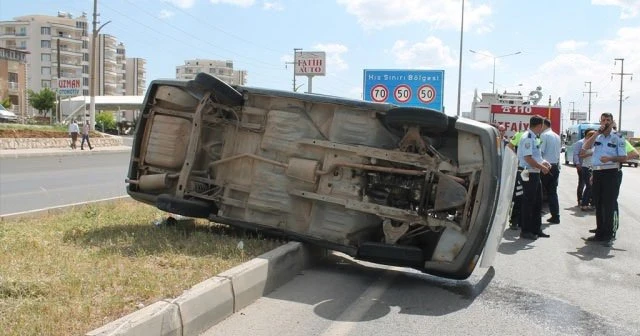 Adıyaman'da korkutan kaza