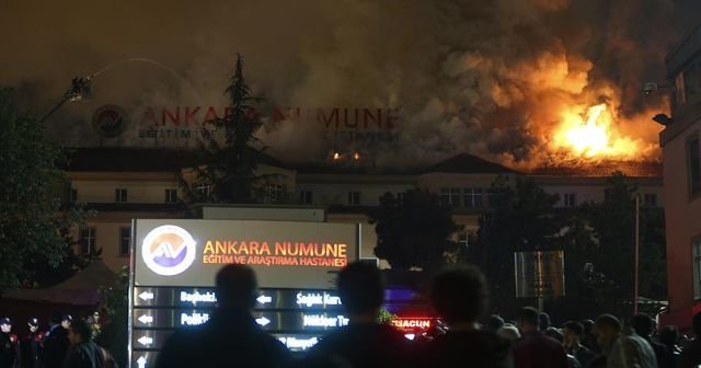 Ankara Numune Hastanesi&#039;nde yangın