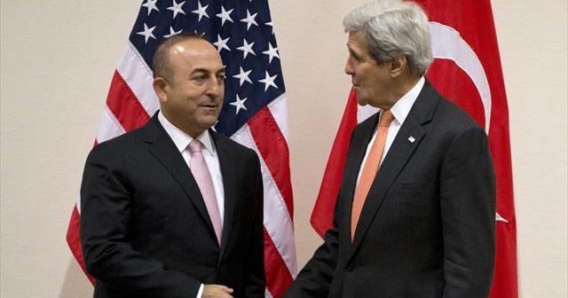 Çavuşoğlu John Kerry ile görüştü