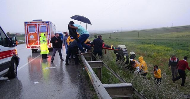 Çorum’da otobüs devrildi! 1’i ağır 21 yaralı