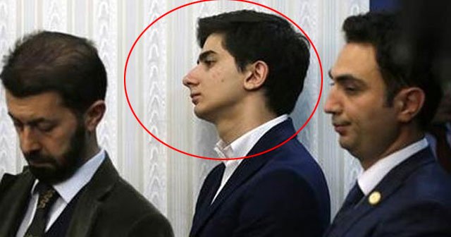 Davutoğlu&#039;nun oğlu da toplantıyı izledi