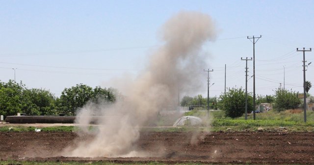 Gaziantep&#039;e roket mermisi düştü