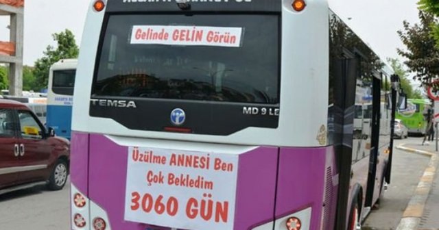 Halk otobüsünü gelin arabası yaptılar