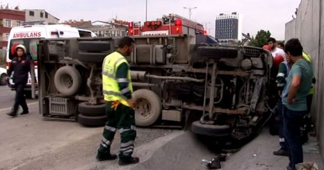 İstanbul&#039;da zincirleme kaza