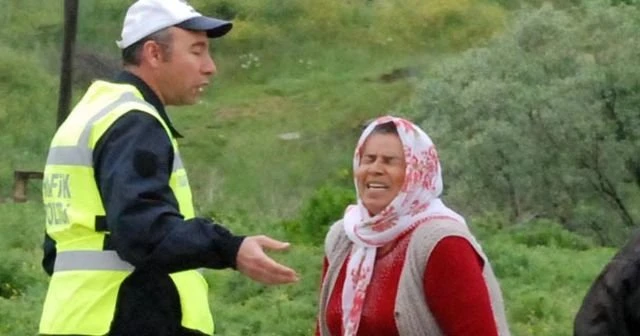Oğlunun kaza yaptığı aracı görünce gözyaşlarına boğuldu