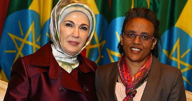 Roman Tesfaye&#039;den Emine Erdoğan&#039;a teşekkür