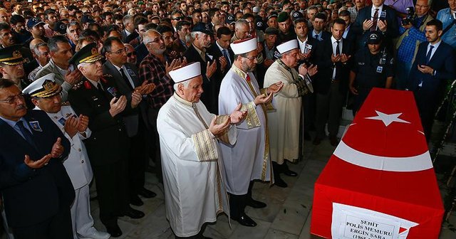 Şehit polis Şara son yolculuğuna uğurlandı