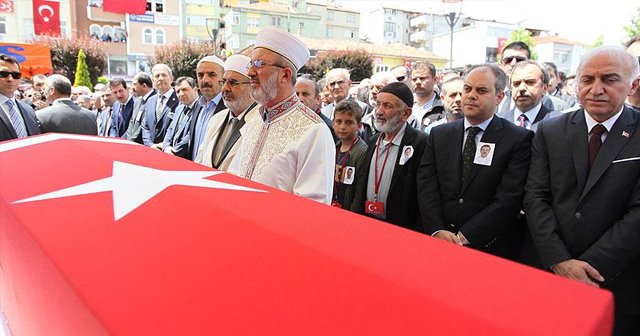 Şehit polis Yakup Kurt son yolculuğuna uğurlandı