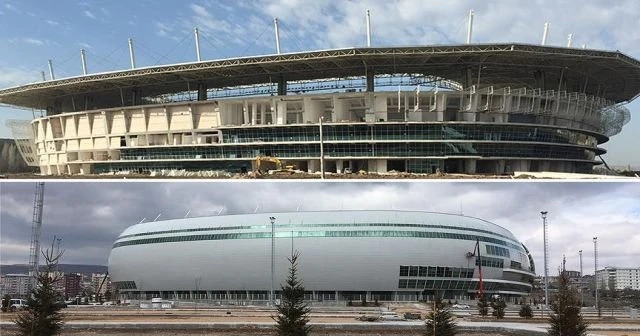Sivas ve Eskişehir stadyumlarında sona yaklaşıldı