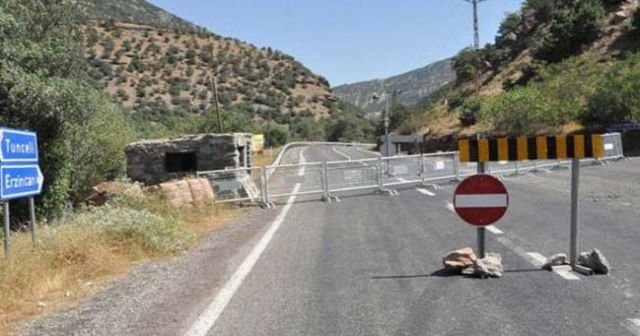 Tunceli&#039;nin Pülümür ve Ovacık karayolları trafiğe kapatıldı