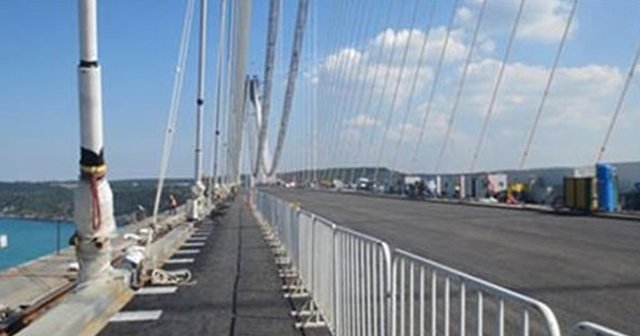 Yavuz Sultan Selim Köprüsü&#039;ne rüzgar panelleri konuldu