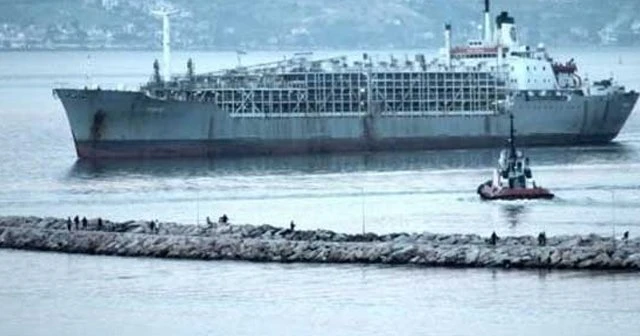 'Yüzen ahır' 9 bin 300 büyükbaş hayvan getirdi