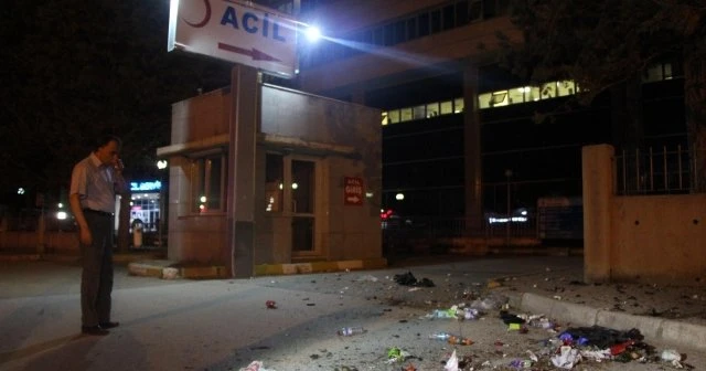 Acil servisteki şüpheli poşet endişeye yol açtı