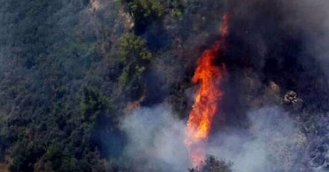 Antalya&#039;da yangın, evler tehdit altında