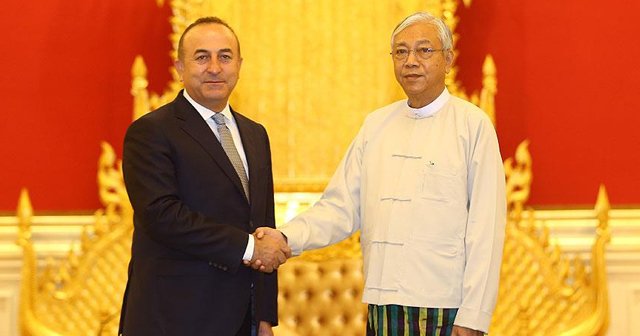 Çavuşoğlu, Myanmar&#039;da atılan olumlu adımları destekleyeceğiz