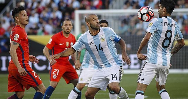 Copa America&#039;nın 4. gününde Arjantin Şili&#039;yi yendi