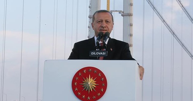 Cumhurbaşkanı Erdoğan&#039;dan Osmangazi Köprüsü&#039;nün açılışında müjde