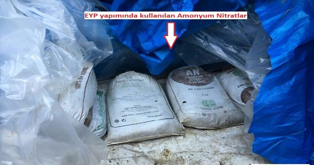 Diyarbakır’da 9 ton amonyum nitrat ele geçirildi