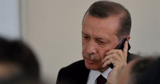 Erdoğan&#039;dan sürpriz telefon