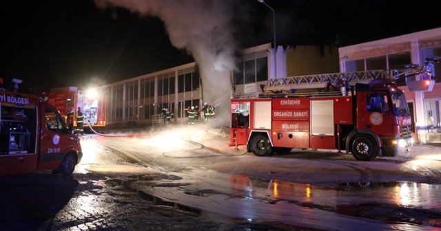 Eskişehir&#039;de yağ deposunda patlama