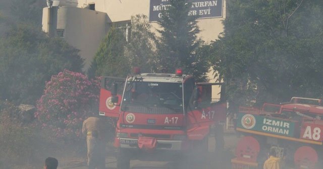 İzmir’de korkutan orman yangını