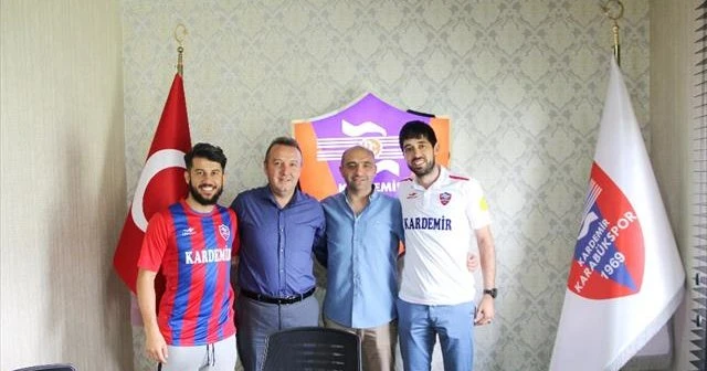 Karabükspor’da çifte imza
