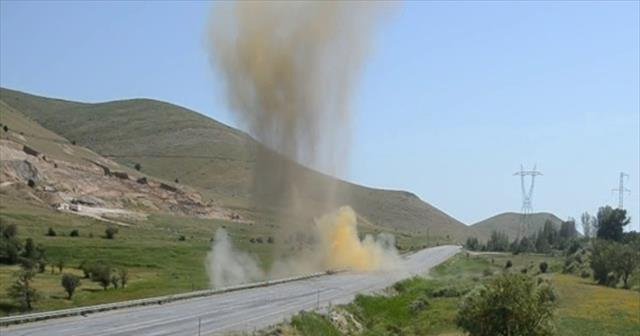 PKK’nın bombası elinde patladı