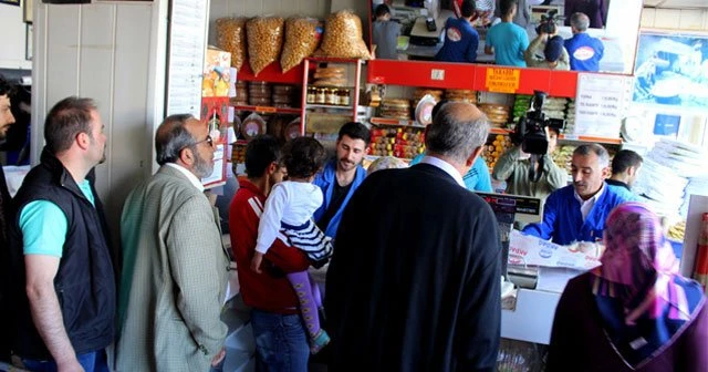 Ramazanın ilk gününde kadayıf üreticileri doldu taştı