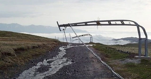 Rize’de ilginç görüntü