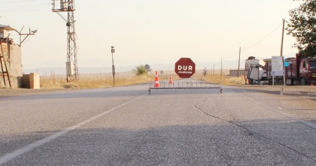 Saldırı riski nedeniyle o yol kapatıldı