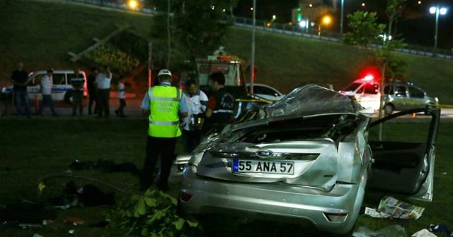 Samsun&#039;da trafik kazası, 1 ölü