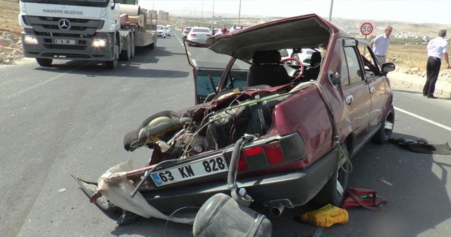 Şanlıurfa&#039;da acı kaza, 1 ölü, 3 yaralı