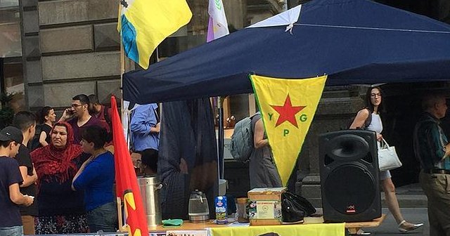 Viyana&#039;da PKK standı açıldı