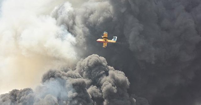 Bodrum&#039;da korkutan yangın