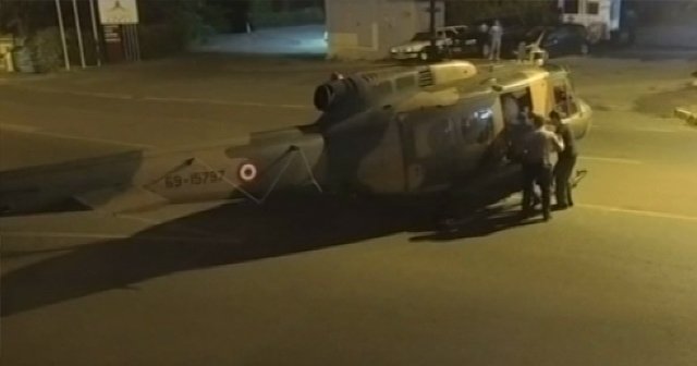 Darbeciler helikopterle böyle kaçtı