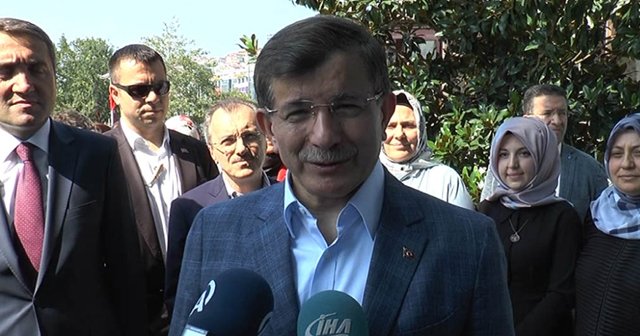 Davutoğlu AK Parti İstanbul İl Başkanlığında