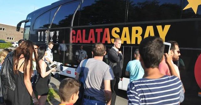 Galatasaray kafilesi Danimarka'da