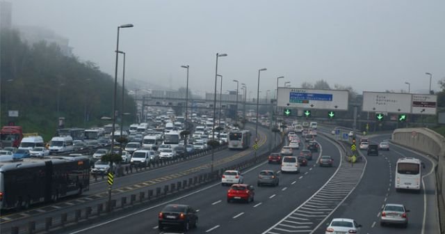 İstanbul’da trafik yoğunluğu yüzde 6’ya kadar düştü