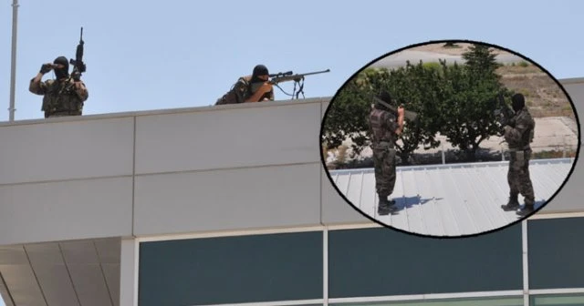 Keskin nişancılar jet üssünde 'kuş uçurtmuyor'