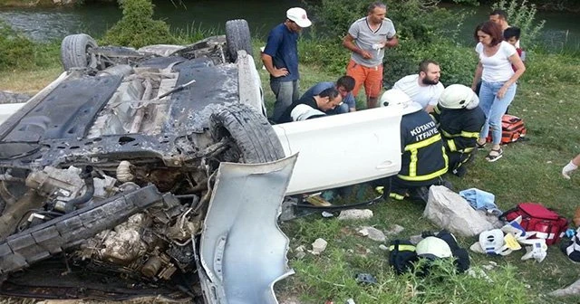 Kütahya’da feci kaza!