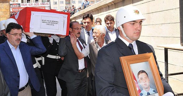 Şehit polis memuru Bozkurt ve Irmak toprağa verildi