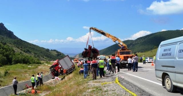 Sinop&#039;ta feci kaza! 5 ölü