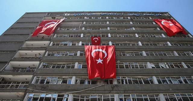 Tahrip edilen Ankara Emniyet Müdürlüğü basına açıldı