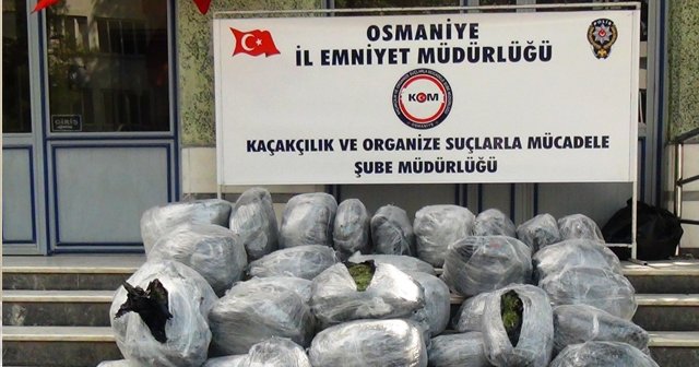 Tam 233 kilo esrar ele geçirildi!