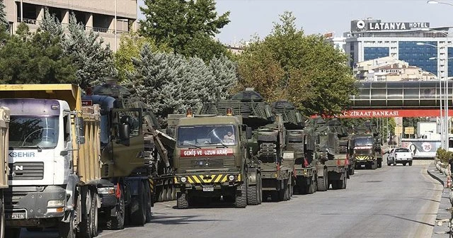Tanklar Genelkurmay'dan çıkartıldı