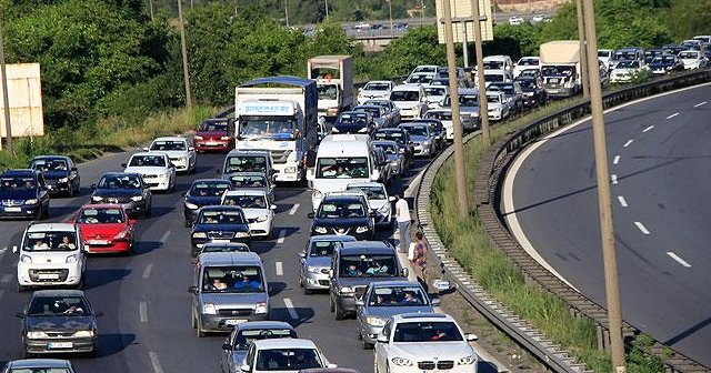 Tatilciler dönüş yolunda